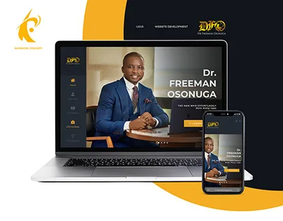 Dr. Freeman Osonuga website by Kayshow Concept
