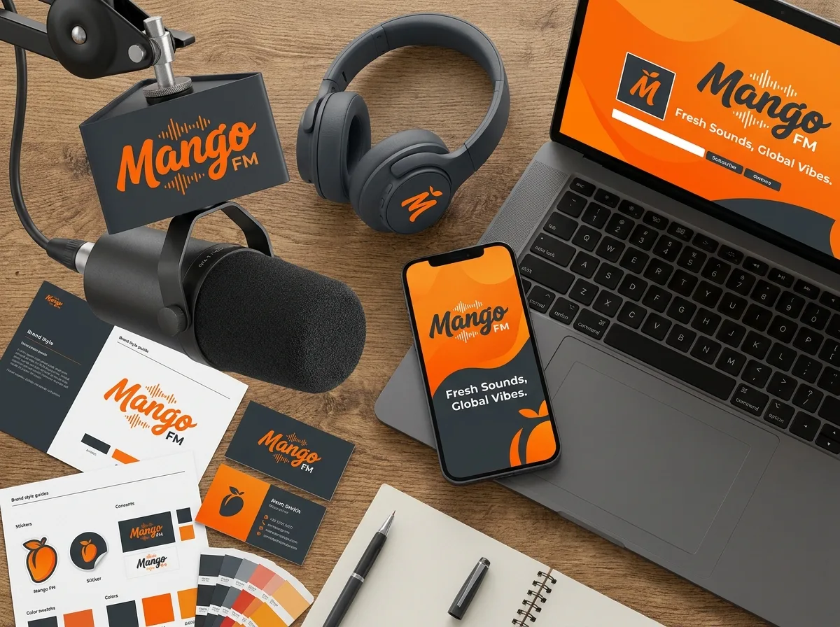 Mango FM brand identity