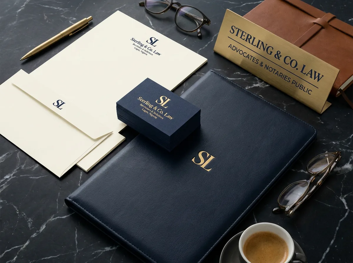 Sterling & Co. Law brand identity