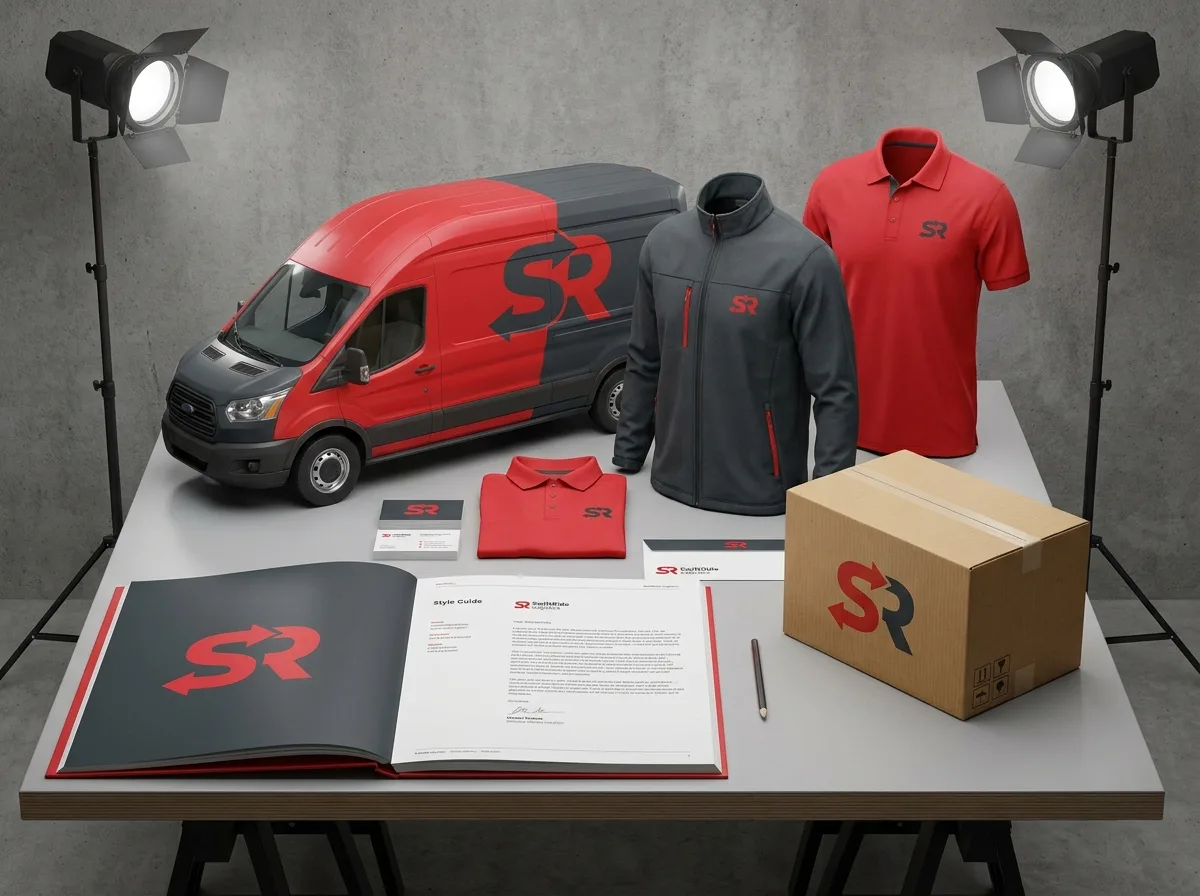 SwiftRide Logistics brand identity